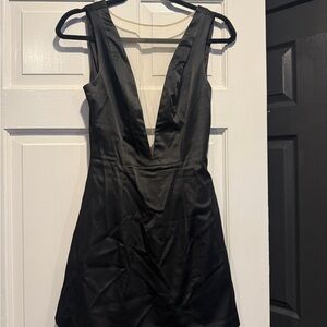 bebe Black Backless Dress